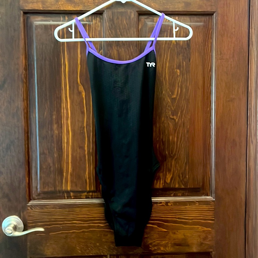 TYR brand black one piece